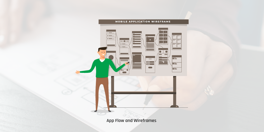 App flow and wireframes