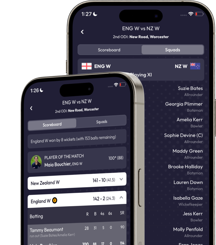 Cricket Pulse Live App Screen