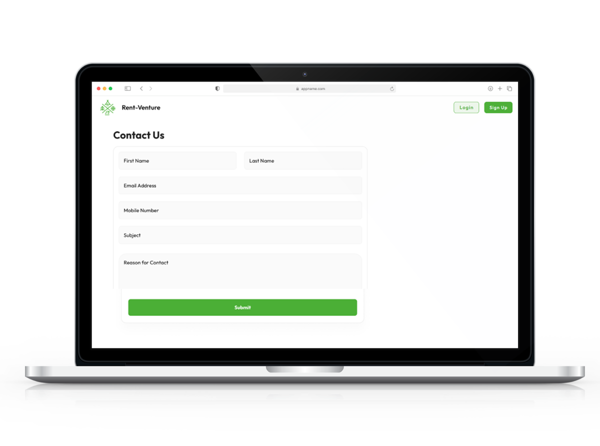 Contact page 