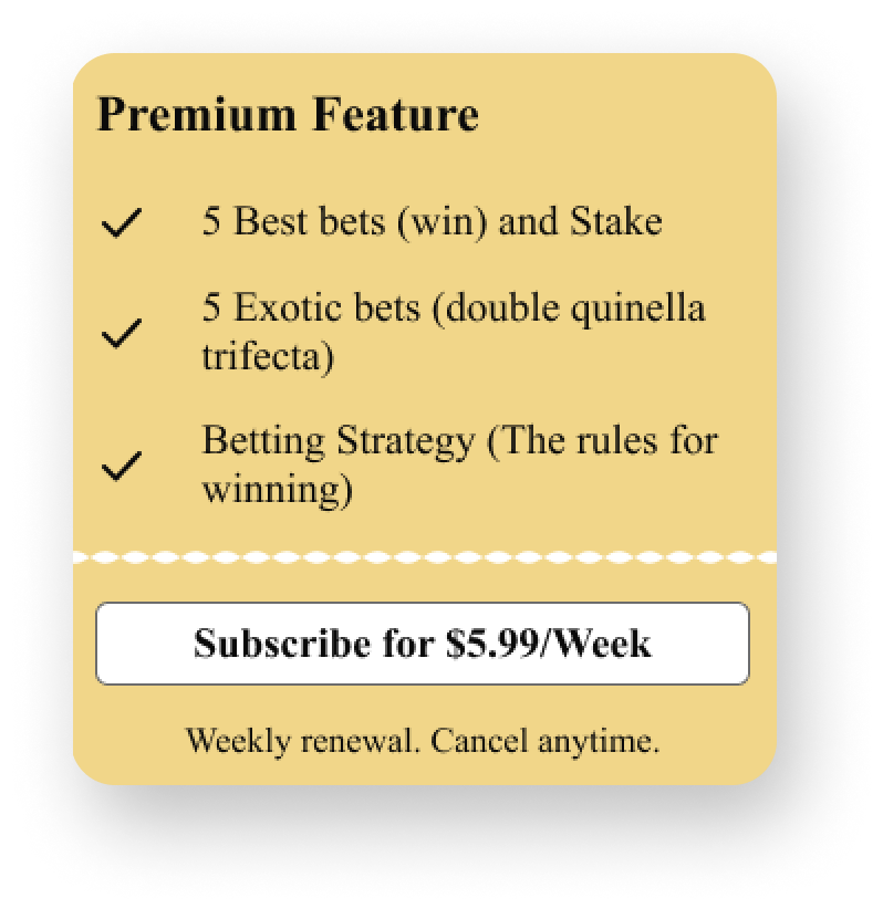 Sixth Day Racing Feature