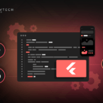 Flutter App Development Process Illustration